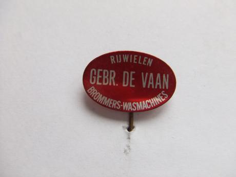 Gebr. De Vaan Brommers-Rijwielen-wasmachines
